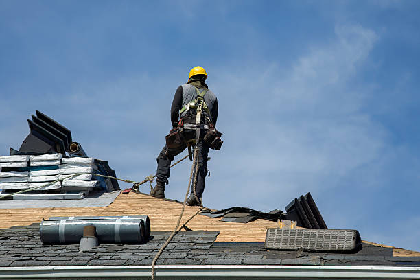 Professional Roof Replacement technician working in Wilbraham, MA